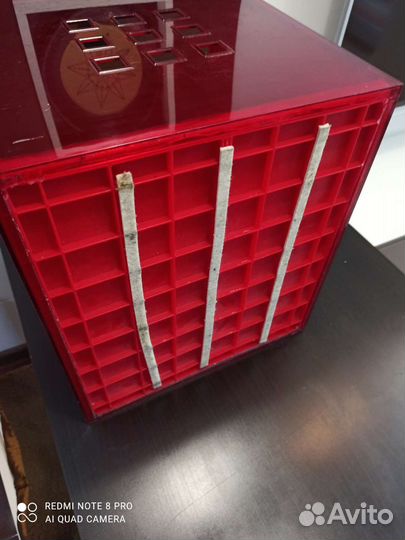 Ящик Икея Лекман в стеллаж Каллакс