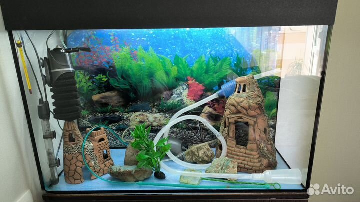 Аквариум с тумбой на 100л