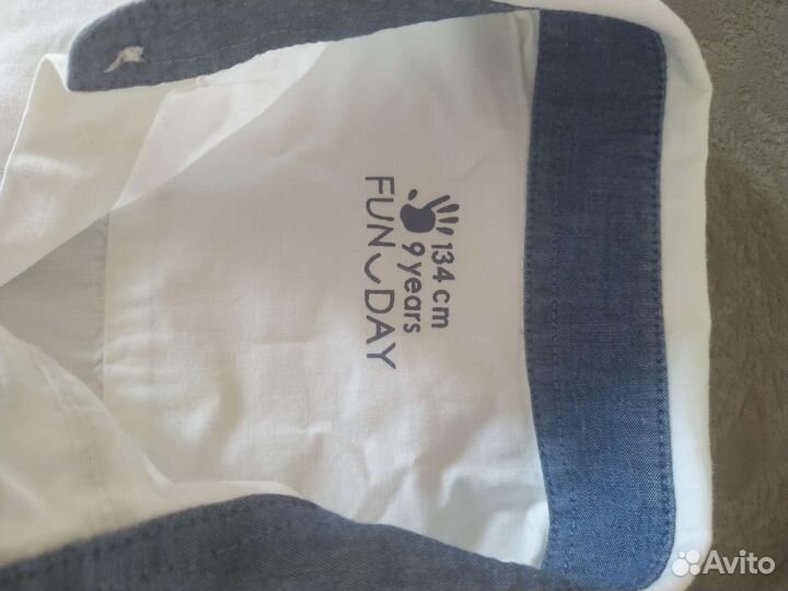 Детская рубашка в школу (пара )