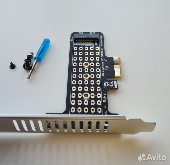 Адаптер для установки SSD M.2 (NVMe) в слот PCI-E