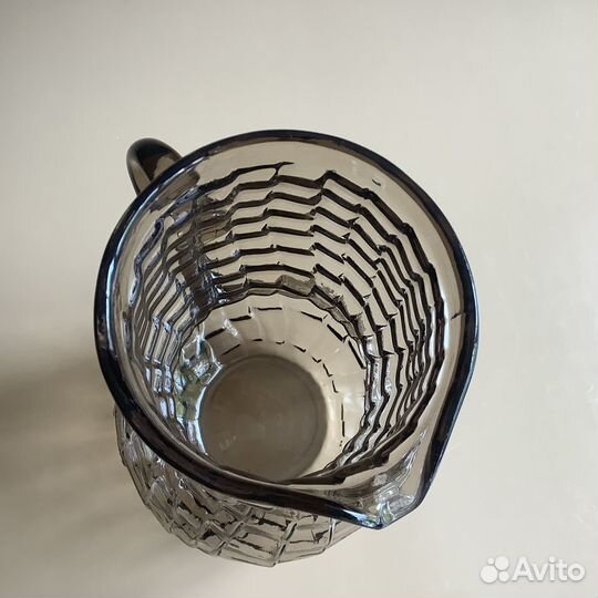 Кувшин из цветного стекла СССР