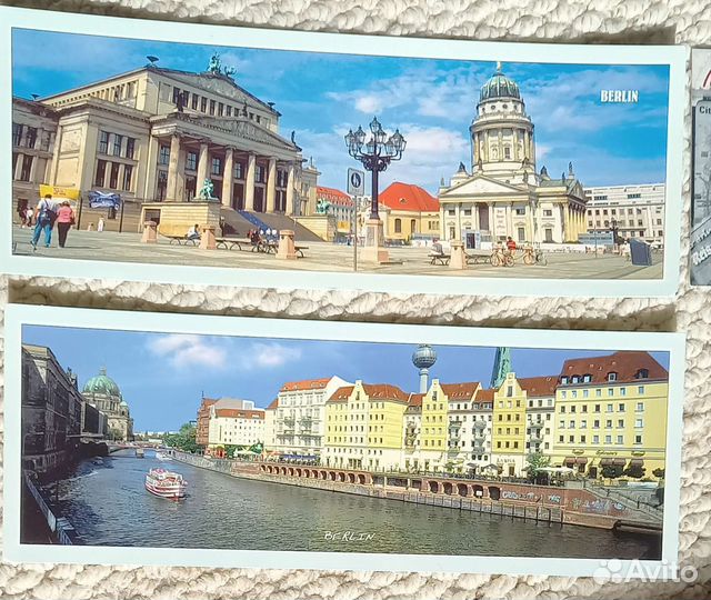 Почтовые открыки Майами, Нью-Йорк, Берлин и др