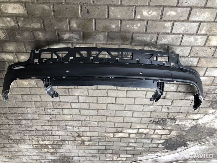 Porsche Cayenne 3 спойлер юбка заднего бампера