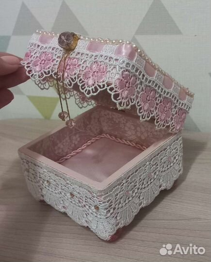 Шкатулка ручной работы скапбукинг новая