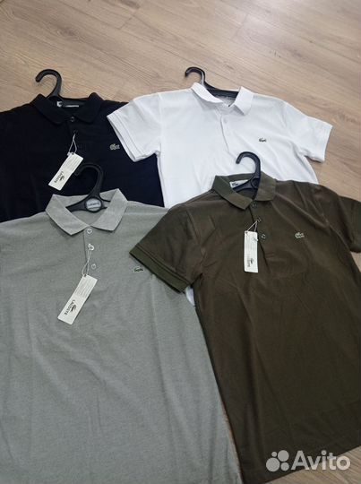 4 новые поло Lacoste одним лотом