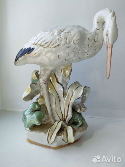 Статуэтка Цапля и лягушка