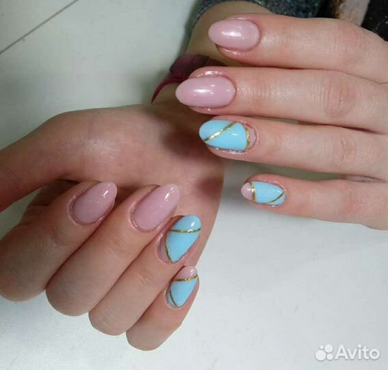 Маникюр, педикюр, шеллак, наращивание ногтей,брови