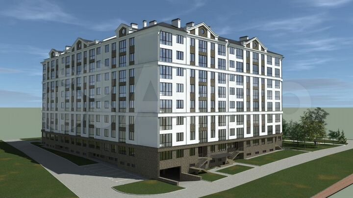 2-к. квартира, 67,6 м², 4/8 эт.