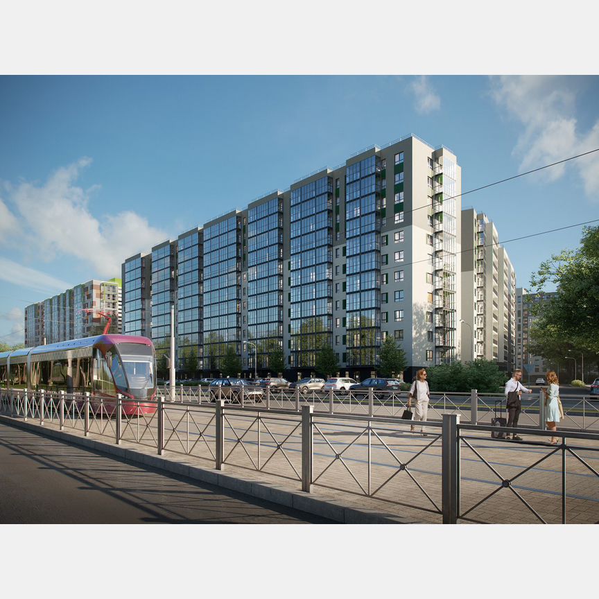 1-к. квартира, 36 м², 12/12 эт.