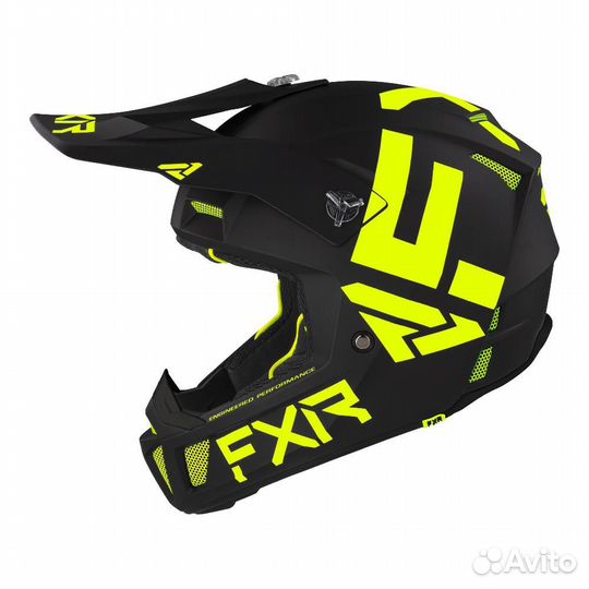Шлем FXR Clutch CX Black/Hi Vis 210617-1065 (2XL)