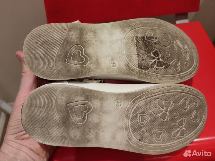 Туфли для девочки 33 размера