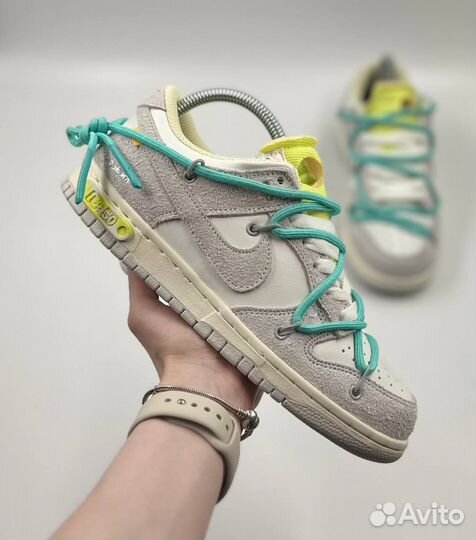 Кроссовки женские Nike Dunk Low x Off-White