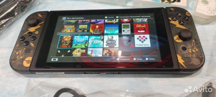 Nintendo Switch 2Rev. Шитый, 290гб. Море игр