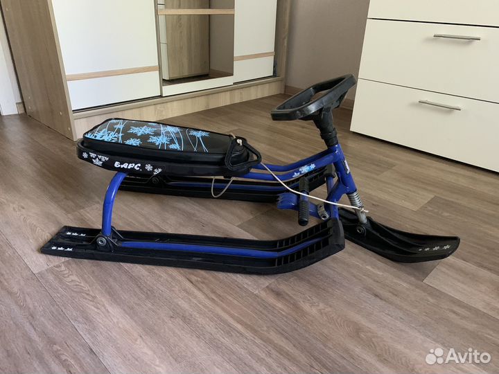 Детские санки снегокат