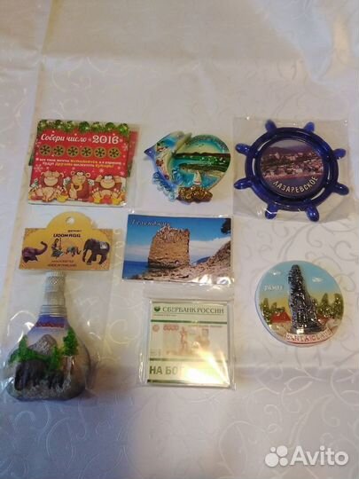 Магнитики на холодильник. Новые