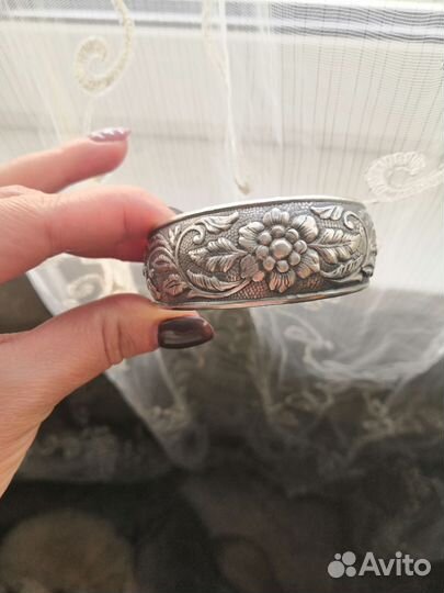 Браслет посеребренный