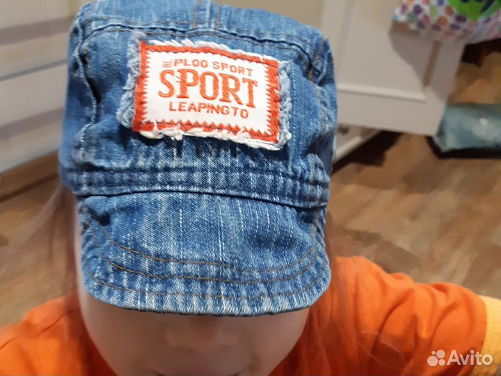 Кепка, джинсовая