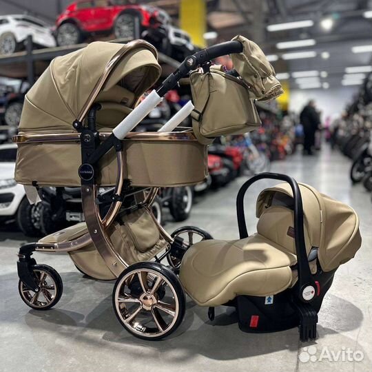 Коляска 3в1 Новая высшего качества (Шикарная)