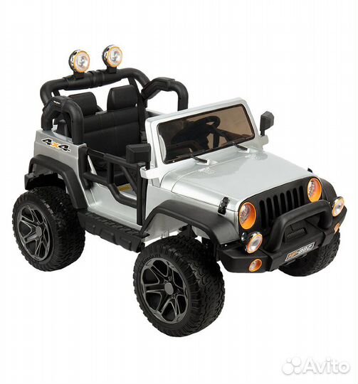 Мощный Электромобиль Jeep speed черный