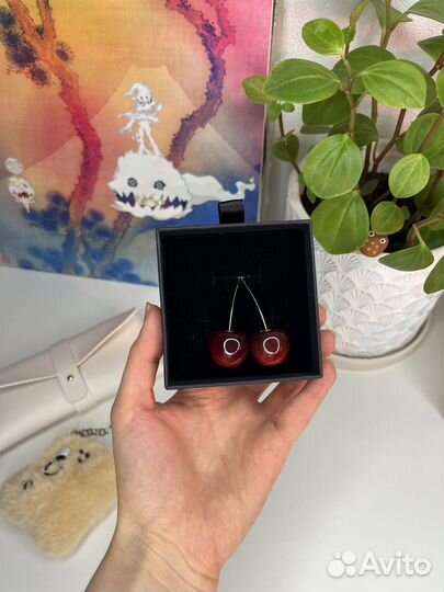 Серьги Вишенки