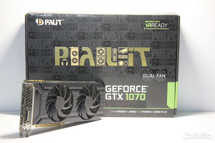 Видеокарта Palit GTX 1070 Dual 8GB/DDR5/256 bit