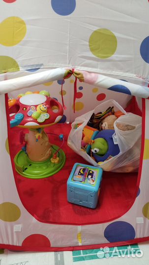 Большой пакет игрушек от 0 + Домик