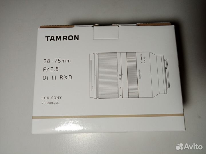 Tamron 28-75mm f/2.8 Di III RXD Sony E новый