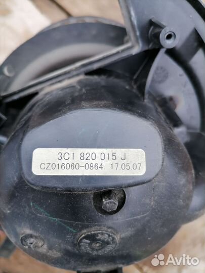 Моторчик печки volkswagen passat б6