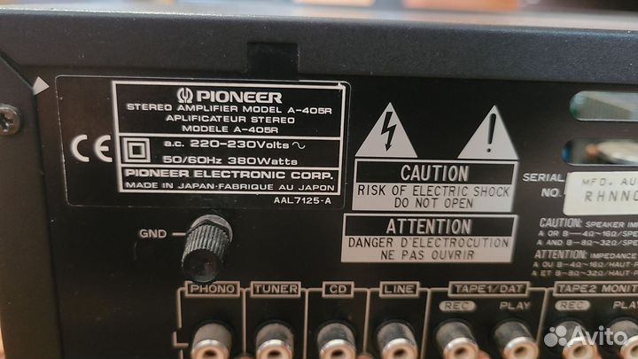 Усилитель pioneer a405r