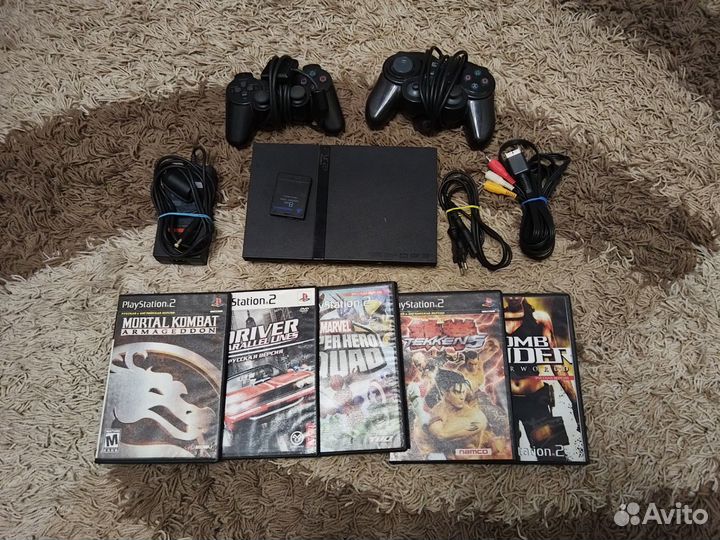 Sony playstation 2 PS2 slim. Можно торг