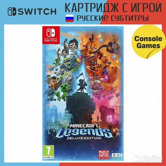 Minecraft Legends Deluxe Edition (Switch) Новый