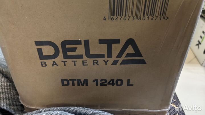 Аккумулятор Delta DTM 1240 lаккумулятор