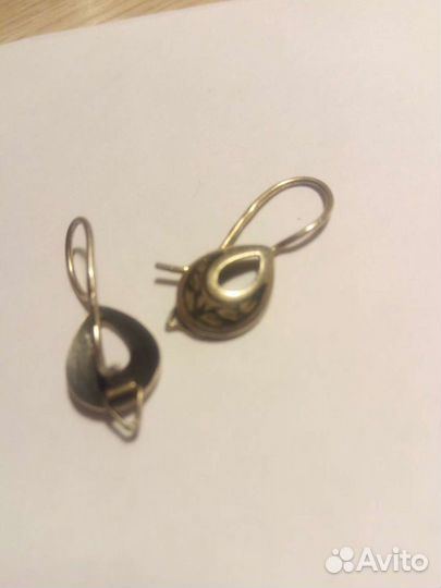 Серебряные серьги