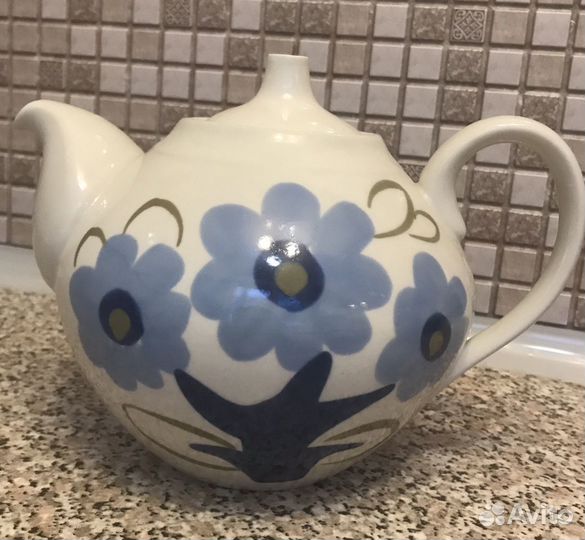 Чайник фарфоровый заварочный винтажный