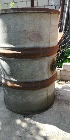 Бочка 200 литров металлическая