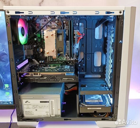 Игровой пк Ryzen 5 + GTX 1650