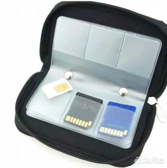 Кейс футляр для карт памяти SD sdxc sdhc CF