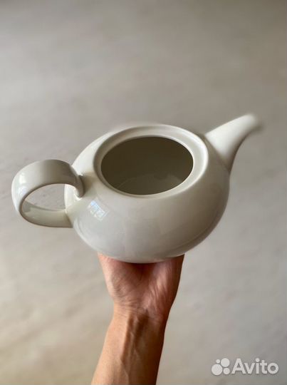 Чайник заварочный белый новый керамика