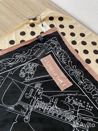 Шелковый платок новый