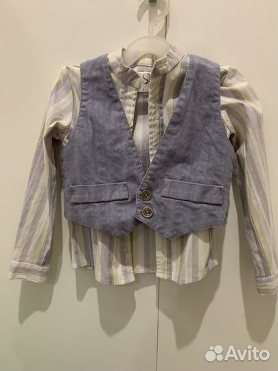 Рубашка с жилеткой