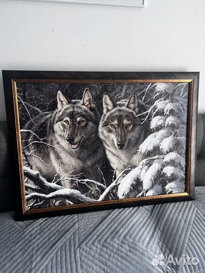 Картина волки