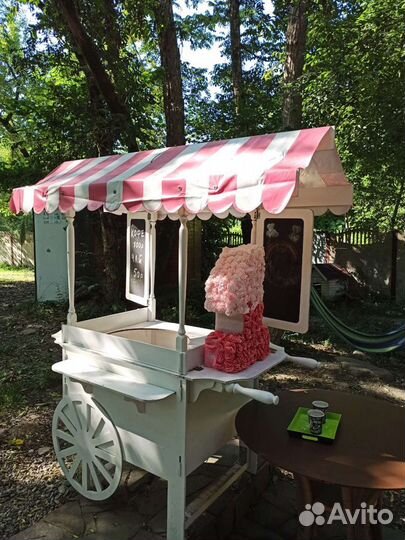 Телега для сахарной ваты