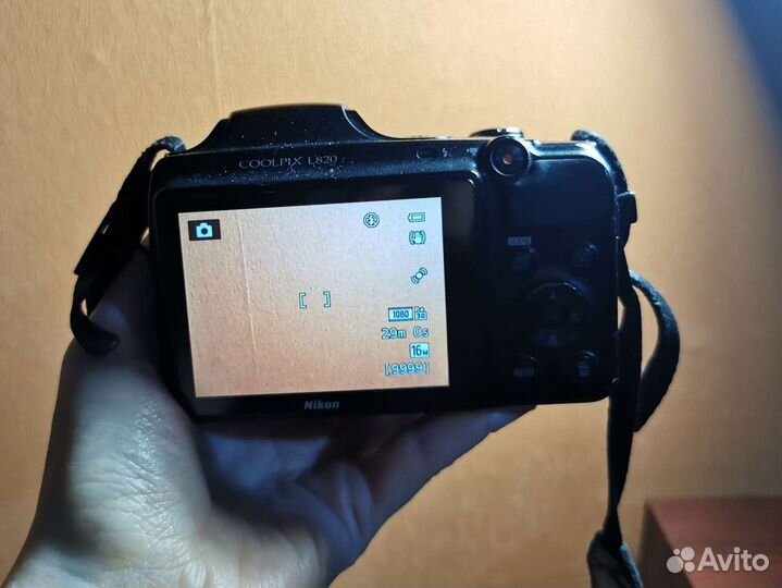 Фотоаппарат Nikon Coolpix L820 цифровой суперзум