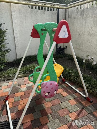 Детская качелька пластиковая