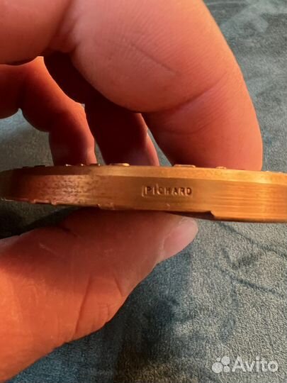 Медаль настотная бронза