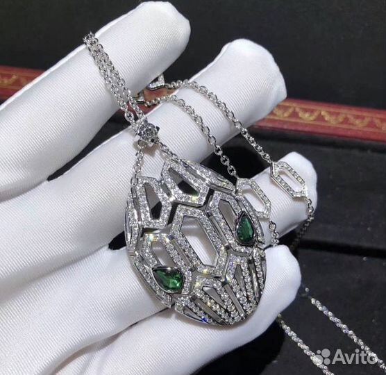 Золотое колье Bvlgari 26 гр 2.6 ct