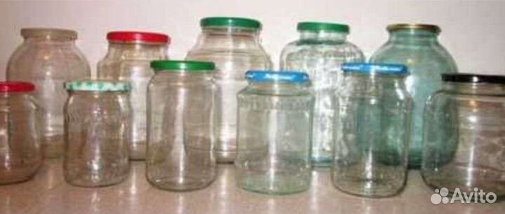 Стеклянные банки 0.5 л,0.7л,3л