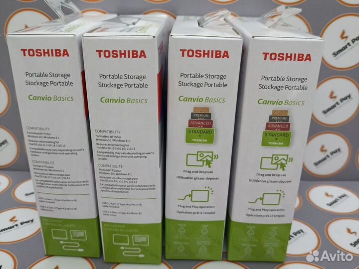 Внешний Hdd 1 tb Toshiba Canvio Basics