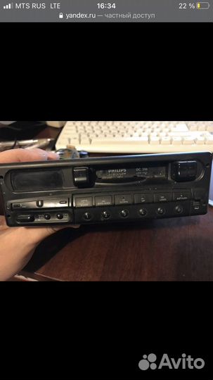 Кассетная автомагнитола philips