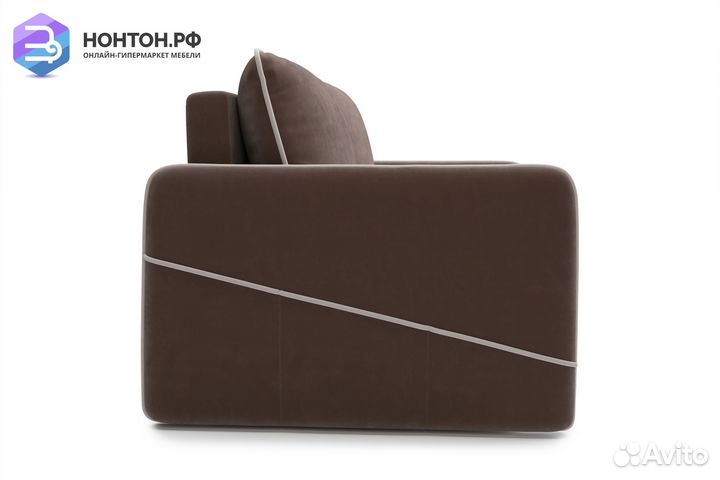 Диван еврокнижка Энерджи коричневый